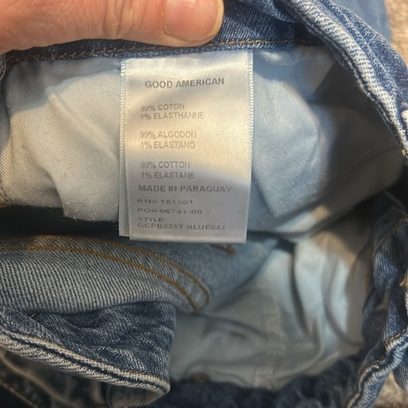 Good American Jeans Good American Good Classic Skinnyish Hi-Rise Jeans Size 15 - Picture 6 of 7